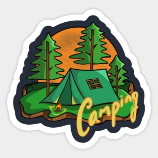 Outdoor Camping Sticker